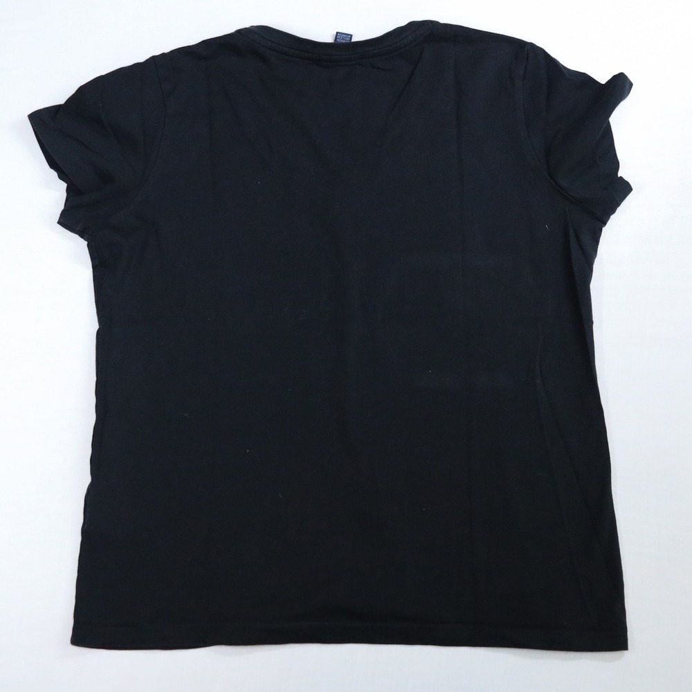 Vintage Y2K Ralph Lauren V-Neck T-Shirt Bundle Women S Black Pima Cotton Lot 2 - Picture 7 of 16